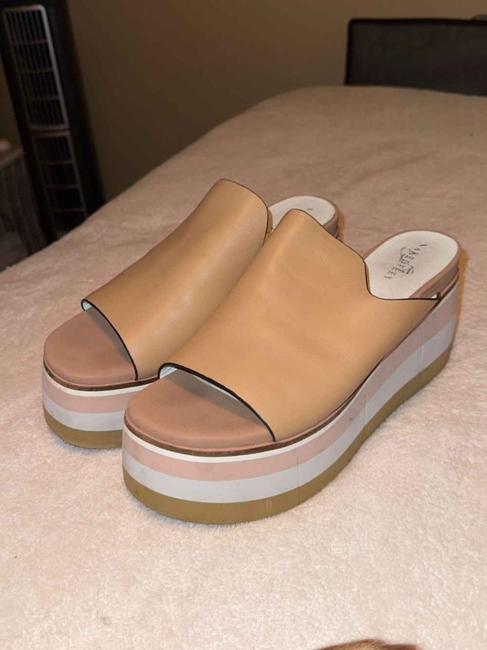 Naked Feet platform sandals